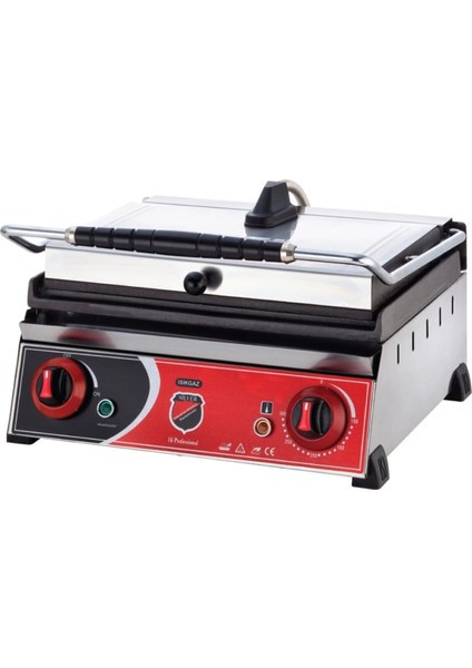 Bordo Renkli Elektrikli Tost Makinesi, 20 Dilimlik Pratik Kullanım