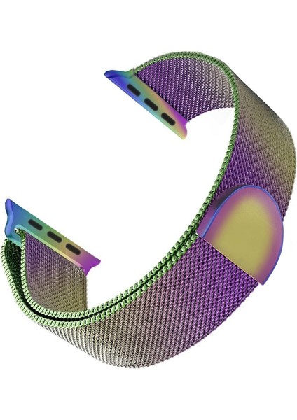 Apple Watch Series 11 46MM Kordon Luxe Metal Twist Iridescent