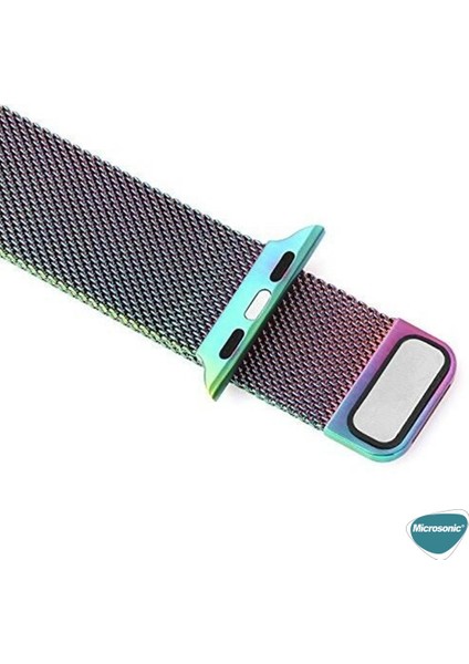 Apple Watch Series 11 46MM Kordon Luxe Metal Twist Iridescent indirimleri