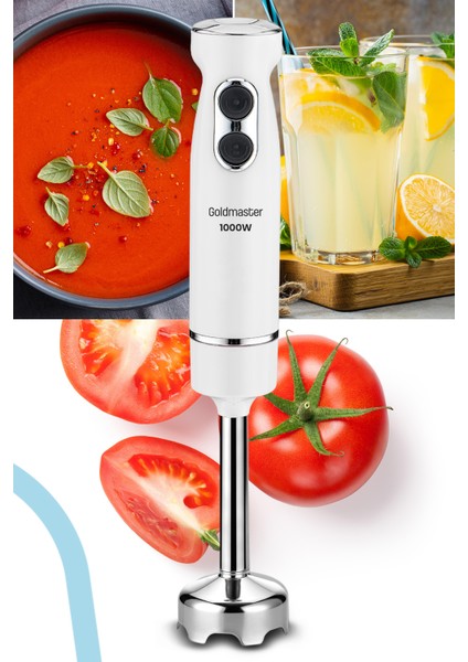 1000W Paslanmaz Çelik Turbo El Blender, Hız Ayarlı, Dayanıklı ve Şık Tasarım modelleri