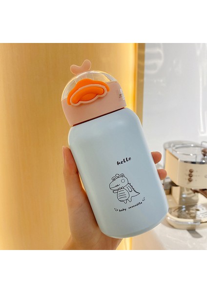 Sevimli Karikatür Küçük Sarı Ördek Pop Up Kapaklı Su Isıtıcısı, Pipetli Çocuk Termos Bardak, Paslanmaz Çelik Malzeme (Yurt Dışından) fiyatları