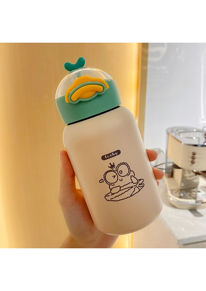 Sevimli Karikatür Küçük Sarı Ördek Pop Up Kapaklı Su Isıtıcısı, Pipetli Çocuk Termos Bardak, Paslanmaz Çelik Malzeme (Yurt Dışından) indirimleri