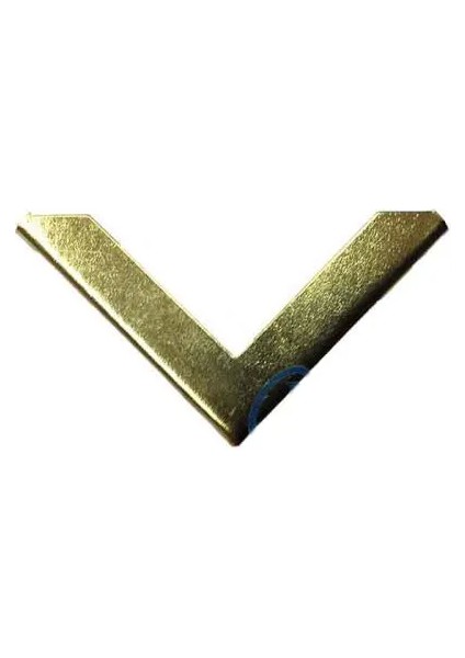 Kitap, Kapak, Menü, Albüm Köşesi, Büyük - 23X40MM, Sarı, 500 Adet - Lisinya