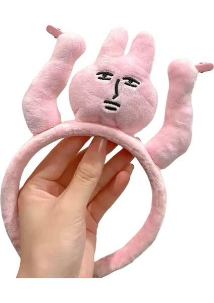 Pembe Tavşan Ratatouille Komik Saç Bantları Eğlenceli Saç Aksesuarları (Yurt Dışından)