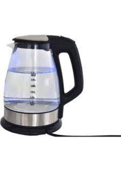 1.7 L Cam Kettle, Işıklı, Gri, Şık ve Kullanışlı Elektrikli Su Isıtıcı fırsatları