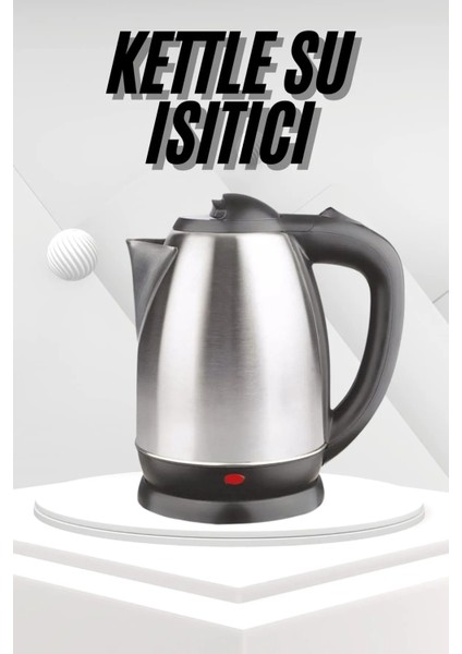 Renkli Paslanmaz Çelik Su Isıtıcı Kettle, Uzun Ömürlü ve Şık Tasarım