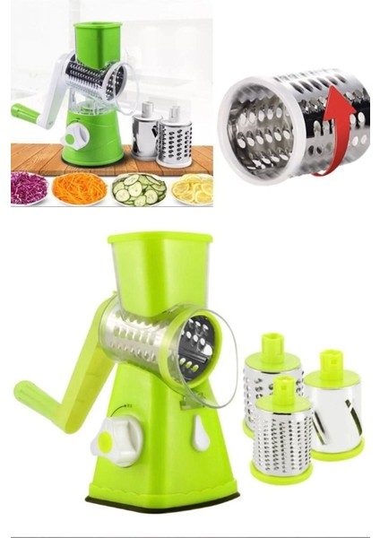 Dönen Sebze Kesici, Çok Renkli, Kollu Dilimleme Rende, Patates ve Meyve Dilimleyici indirimleri