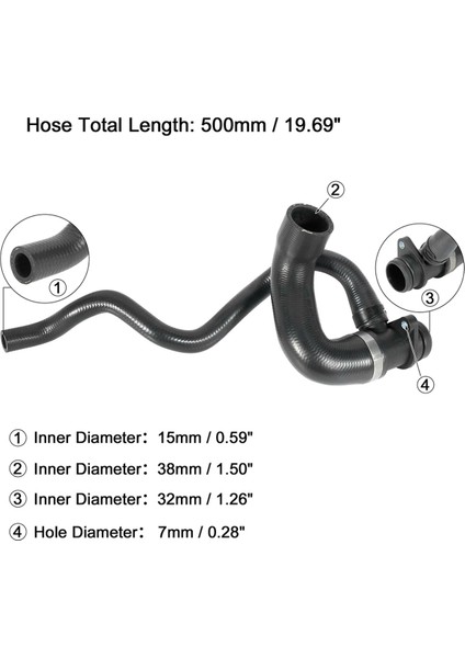 11537639998 328I Xdrive 3.0l 2011 Için Radyatör Soğutma Suyu Hortumu (Yurt Dışından) indirimleri