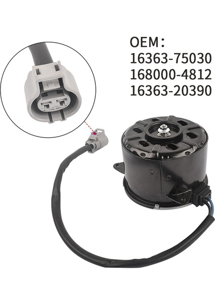 RX350 16363-75030 Için Radyatör Soğutma Fan Motoru (Yurt Dışından)