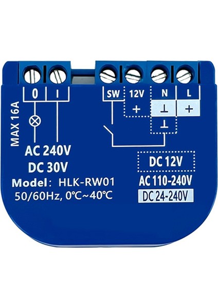 Akıllı Ev Röle Anahtarı AC110-240V Uzaktan Kumandalı Tek Kanal (Yurt Dışından)