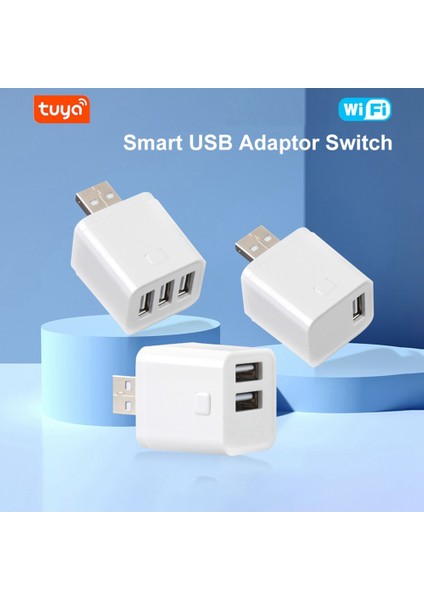 Tuya Akıllı Wifi USB Adaptör Anahtarı 5V Mini USB Güç Adaptörü 2usb (Yurt Dışından) fırsatları