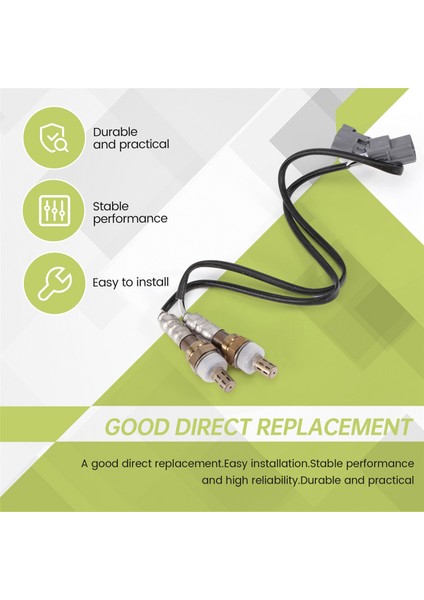 2001 - 2005 Için 2x Oksijen Sensörü O2 Sensörü Honda Civic ES20058 ES20063 (Yurt Dışından) indirimleri