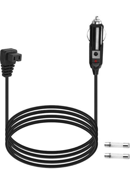 12V Araba Buzdolabı Güç Kablosu 2m Anahtarsız Adaptörlü (Yurt Dışından)