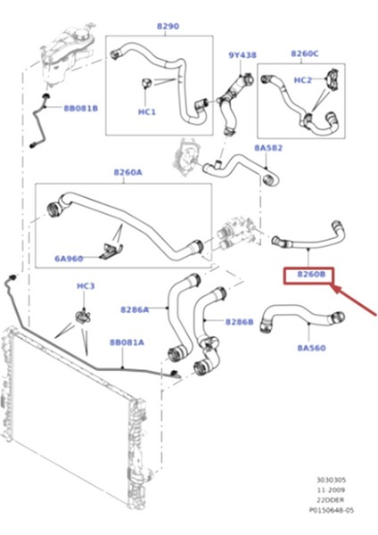 2 Evoque LR000943941 Için Egr Soğutucu Hortumu (Yurt Dışından)