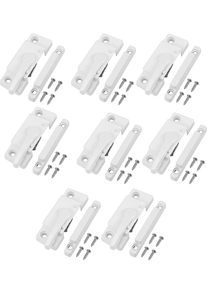 Hırsızlığa Karşı Aile Güvenliği Için 8 Paket Pencere Kanat Kilidi ve Mandalı (Yurt Dışından)
