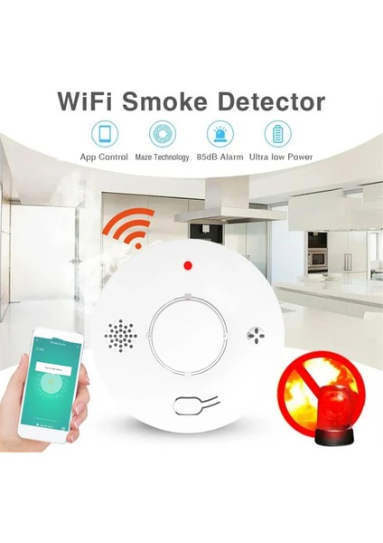 Tuya Zigbee Yangın Koruma Duman Dedektörü Zigbee (Yurt Dışından) modelleri