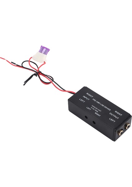 Yeni Siyah Rca Giriş/çıkış Ayarlanabilir Pac Turbo 1 Hat Sürücü Sinyal Amplifikatör Booster Adaptörü Araba Teknesi Için (Yurt Dışından) fiyatları