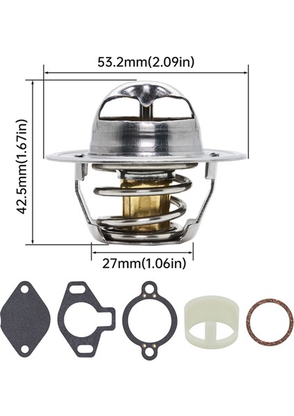 Termostat Takımı 807252Q5 Manşonlu Yedek (Yurt Dışından) modelleri