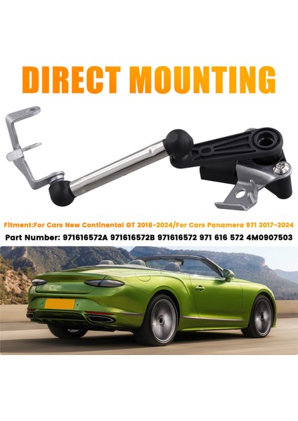 Sağ Arka Süspansiyon Yüksekliği Seviyesi Sensör Braketi 971616572A Porsche Panamera Için 971 Bentley Continental Gt 2018-2024 (Yurt Dışından) fırsatları