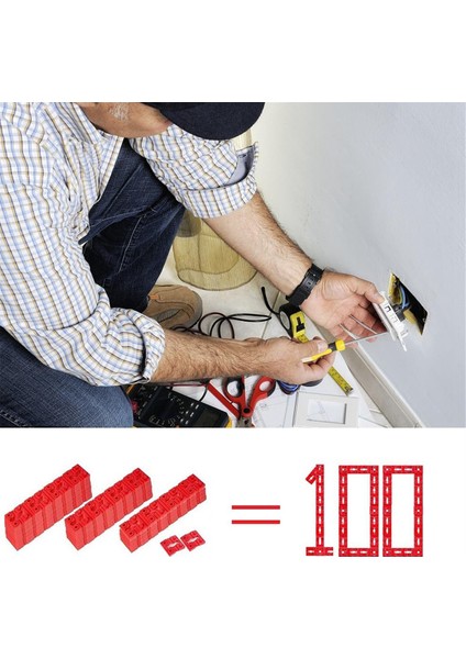 Elektrik Kutusu Için Anahtar ve Priz Aralayıcı Çıkış Aralayıcıları 100 Adet (Yurt Dışından) indirimleri