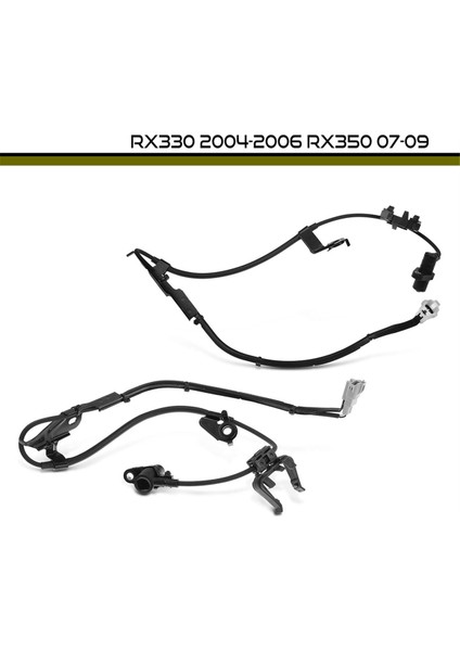 2pcs Ön Sol ve Sağ Abs Tekerlek Hız Sensörü 89543-0E010,89542-0E010 Lexus RX330 2004-2006 RX350 2007-2009 (Yurt Dışından) modelleri