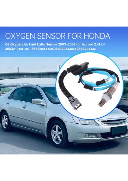 O2 Oksijen Hava Yakıt Oranı Sensörü 2003-2007 Honda Accord Için 2.4l L4 36532-RAA-A01 36532RAA01,36532RAAA02,36532RAAA111 (Yurt Dışından) fırsatları