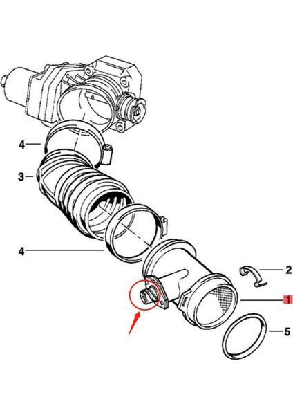 Araba Kütle Hava Akışı Ölçer Sensörü 0280217110 1362173624 Bmw 3 7 8 Serisi E31 E36 E38 318I 750IL 1995-2001 Maf Sensörü (Yurt Dışından) fırsatları