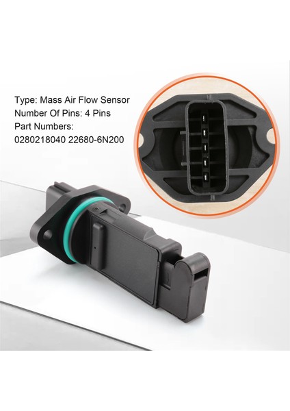 1pcs Maf Kitle Hava Akış Ölçer Sensörü 0280218040 22680-6N200 Nissan Almera Maxima X-Trail 2002-2015 (Yurt Dışından) indirimleri