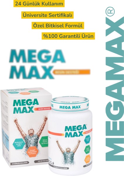 Mega Max Besin Desteği Toz 240 gr