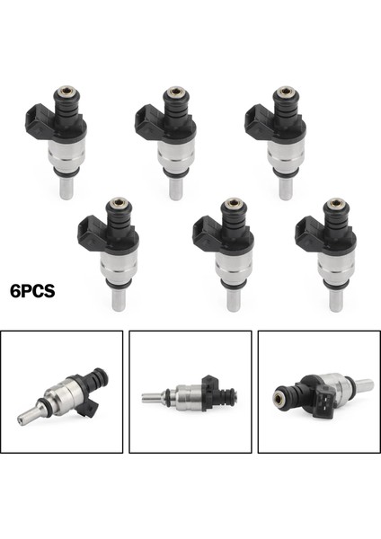 6pcs Yakıt Enjektör Nozulu 1427240 Bmw E46 E39 X3 Z3 Z4 3 5 Siemens Deka Akış Eşleşmeli Motor 2.5l 13537546244 1439800 (Yurt Dışından) fırsatları