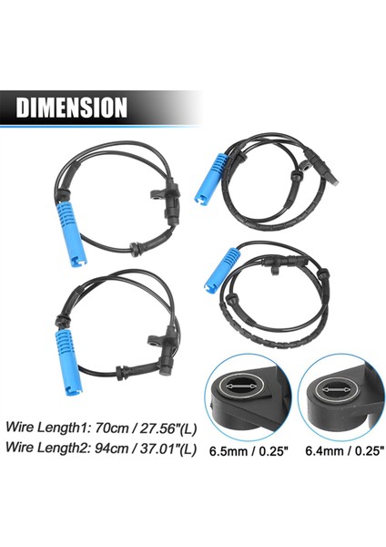 4pcs Otomotiv Bmw E39 525 528 540 34526756375 3452756376 (Yurt Dışından) fiyatları
