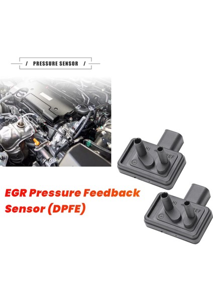 2pcs Egr Basınç Geri Bildirim Sensörü (Dpfe) 2F1E-9J460 Ford Escape Lincoln Mazda Merkür Sable 2F1E9J460AB 1F2220302 (Yurt Dışından) modelleri