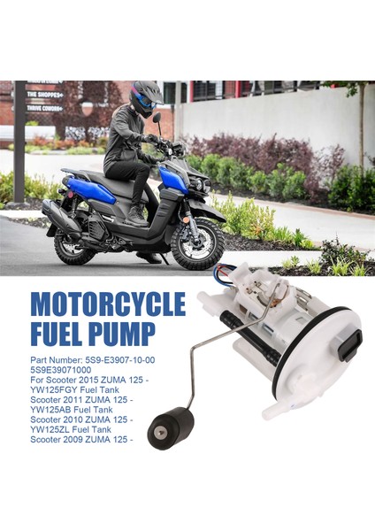 5S9-E3907-10-00 5S9E39071000 Yamaha Zuma Için Motosiklet Yakıt Pompası Montajı 125 2009-2015 (Yurt Dışından) fırsatları