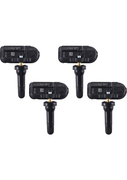 4pcs Tpms Jeep Dodge Ram 1500 2500 2014-2018 68157568AA Için Araba Lastik Basınç Izleme Sensörü (Yurt Dışından) modelleri