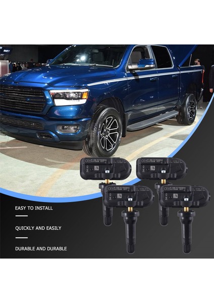 4pcs Tpms Jeep Dodge Ram 1500 2500 2014-2018 68157568AA Için Araba Lastik Basınç Izleme Sensörü (Yurt Dışından) indirimleri