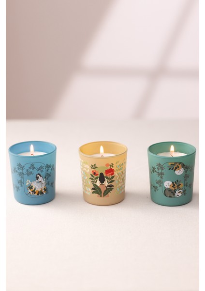 Secret Garden 3'lü Mum Seti 100 gr