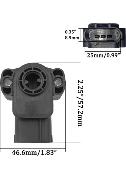 F6CF-98989-BA F6CF98989BA Gaz Kelebeği Sensörü Ford Focus Escort Tracer Merkür 2.0- 1995-2004 (Yurt Dışından) fırsatları