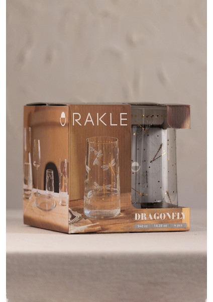 Dragonfly 4'lü Meşrubat Bardağı Seti 520 cc