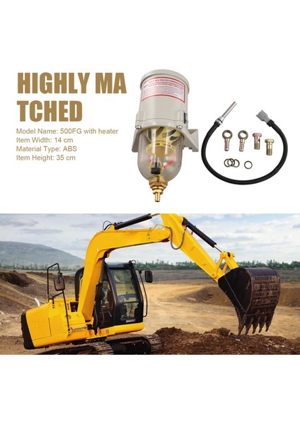 500FG Isıtıcı Dizel Motorlu Yakıt Su Ayırıcısı 2010 Pm Filtre Yakıt Su Ayırıcı Montaj Ağır Kamyon 12V (Yurt Dışından) indirimleri