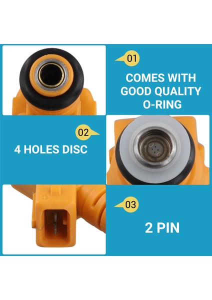 6pcs 0280155710 Jeep 87-98 Cherokee Wrangler Comanche 4.0l Için Yeni Yakıt Enjektör Nozul (Yurt Dışından) fırsatları