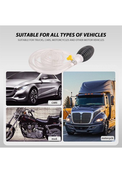 2m Yüksek Akış Sifon El Pompası Taşınabilir Manuel Araç Yakıt Transferi Gazlı Benzinli Petrol Dizel-Yollu Sıvı Su Balık Tankı (Yurt Dışından) modelleri