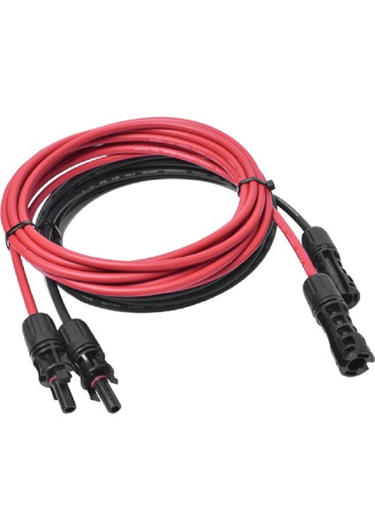 Güneş Uzatma Kablosu - 10AWG 6mm² Güneş Paneli Konnektörü (Yurt Dışından)