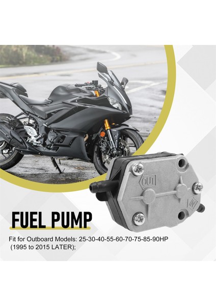 Yamaha Motosiklet 2 Strok Için Dışiş Motor Yakıt Pompası 25-90HP 692-24410-00 6A0-24410-00 663-24410-00-00 (Yurt Dışından) indirimleri