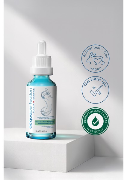 Gözenek Sıkılaştırıcı ve Sebum Dengeleyici Serum, Intensive Pore Tightening 30 ml