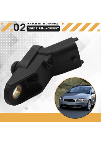 1pcs 0261230029 Volvo S40 S70 S70 S80 V40 V70 XC70 9125462 Otomatik Aksesuarlar Için Mutlak Basınç Sensörü (Yurt Dışından) modelleri