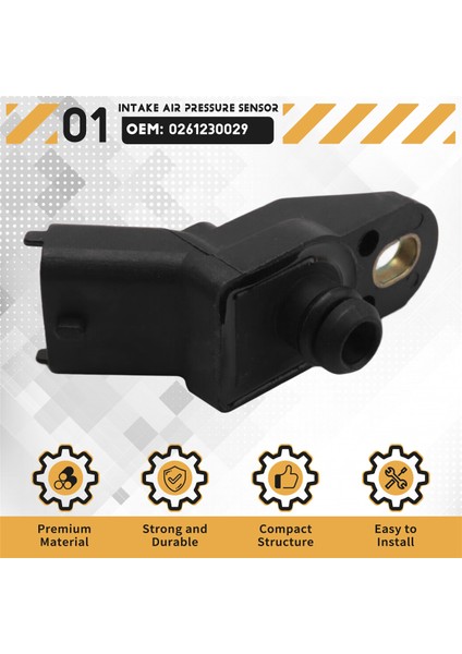 1pcs 0261230029 Volvo S40 S70 S70 S80 V40 V70 XC70 9125462 Otomatik Aksesuarlar Için Mutlak Basınç Sensörü (Yurt Dışından) fırsatları