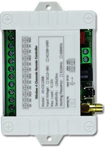 AC100-240V Kablosuz 4ch Uzaktan Kumanda LED Işık Anahtarı Rölesi (Yurt Dışından) indirimleri