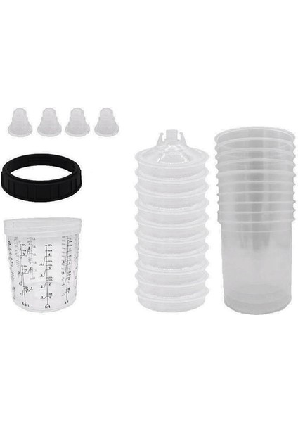 1 Set 600CC Tek Kullanımlık Boya Kabı Bardak Boya Karıştırma Tankı Tipi (Yurt Dışından) fiyatları