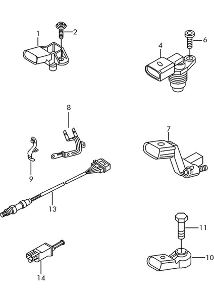 036906262D Araba O2 Audi A3 Koltuk Vw Skoda Bmw Için Oksijen Sensörü 036906262L OZA510-V6 (Yurt Dışından) fiyatları