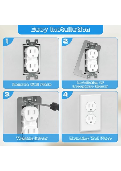 Duvar Plaka Aralayıcı Gömme Uyumlu Cihaz Dengeleme Plakaları 15 Adet (Yurt Dışından) fiyatları
